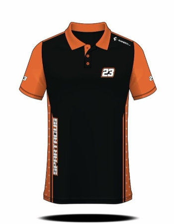 polo shirt black