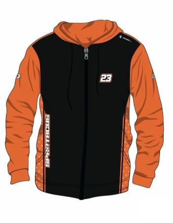 zip-hoodie black