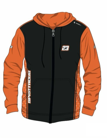 zip-hoodie grey